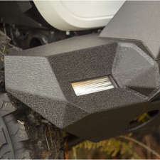 Aries TrailChaser Front Corners Guards with Turn Signal Cutouts for 18-20 Jeep Wrangler JL Unlimited & Gladiator JT