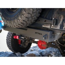 Attica 4x4 ATTJK01B110-BX Apex Series Rear Bumper for 07-17 Jeep Wrangler JK