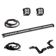 Baja Designs 447506 Squadron Sport & 40" S8 Driving/Combo LED Light Bar with Cowl Mounts for 18-20 Jeep Wrangler JL Unlimited & Gladiator JT