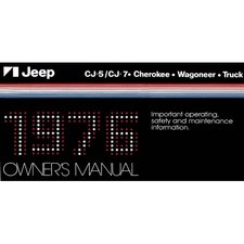 Bishko Automotive Literature Factory Authorized Owners Manuals for 72-86 CJ Jeep Models