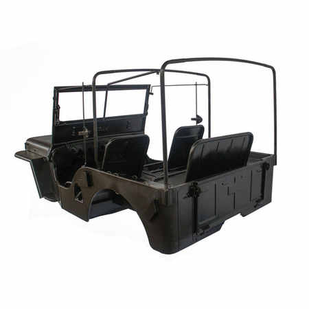 MD Juan CCA001 Chassis Assembly for 45-49 Jeep Willy's CJ-2A | Quadratec