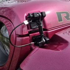 Combat Off Road 99-1091 Black Out Series Off-the-Turnbuckle Hood Latches for 07-25 Jeep Wrangler JK, JL & Gladiator JT