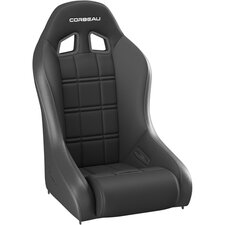 Corbeau 68802B Baja XP Suspension Seat in Black Vinyl/Cloth