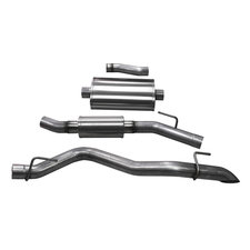 Corsa Performance Axle Back Exhaust System for 20-24 Gladiator JT with 3.6L