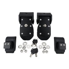 Crown Automotive RT26092 Locking Hood Catch Set for 18-23 Jeep Wrangler JL & Gladiator JT