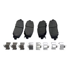 Crown Automotive 68386838AC Rear Brake Pad Set for 18-24 Jeep Wrangler JL with 13.4" Rear Rotors