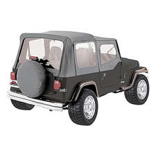 Crown Automotive Complete Soft Top with Clear Windows for 87-95 Jeep Wrangler YJ