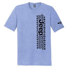 Quadratec Distressed Logo Men's T-Shirt in Fatigue Green in