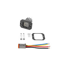 Diode Dynamics DD7427S Stage Series C1R White Flood Flush Mount Single LED Pod Light