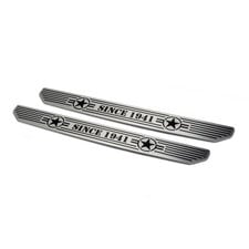 DV8 Offroad D-JL-180014-STR2 Front Sill Plates with Since 1941 Logo for 18-20 Jeep Wrangler JL & Gladiator JT