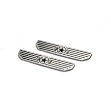 DV8 Offroad D-JL-180014-STR4 Rear Sill Plates with Star Logo for 18-20 Jeep Wrangler JL Unlimited & Gladiator JT