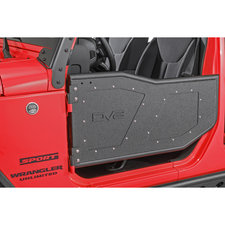 DV8 Offroad RDSTTB-01 Plated Rock Doors for 07-18 Jeep Wrangler Unlimited JK