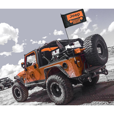 Forever Wave Interchangeable Flag System Mount Sleeves for Jeep Vehicles