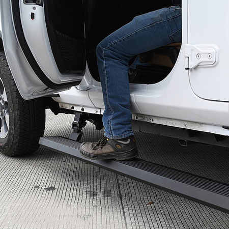 RealTruck Go Rhino E-BOARD E1 Electric Running Board Kit for 18-26 Jeep ...