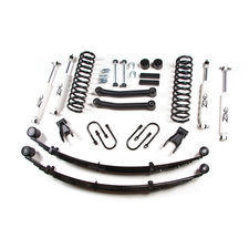 Zone Offroad Products 4.5" Lift Kit with Rear Leaf Springs for 84-01 Jeep Cherokee XJ