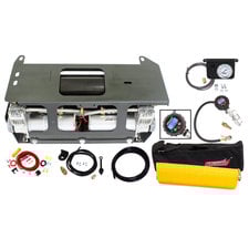 Kleinn Air Horns 92043 1110 07 OnBoard Air System with Air Compressor & Tire Inflation Kit for 07-21 Jeep Wrangler JL Unlimited & JK Unlimited