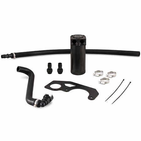 Mishimoto MMBCC-JLP-18PBE Baffled Oil Catch Can Kit for 18-21 Jeep