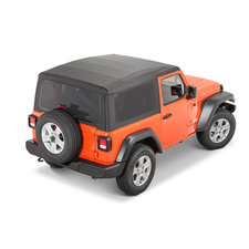 Mopar Black Twill Soft Top Kit for 18-24 Jeep Wrangler JL 2