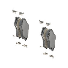 Mopar 68003701AB Front Disc Brake Pad Kit for 07-18 Jeep Wrangler JK