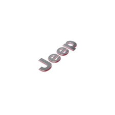 Mopar 68309633AA Front Fender " Jeep" Nameplate with Red Outline for 18-26 Jeep Wrangler JL & Gladiator JT Rubicon