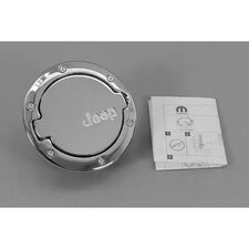Mopar Fuel Fill Door in Chrome for 13-18 Jeep Wrangler JK 3.6L V6
