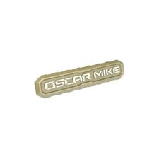 Mopar 68283393AA NamePlate- Oscar Mike for 16-18 Jeep Wranger JK