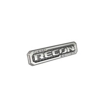 Mopar 68299027AA Rubicon Recon Nameplate for 17-18 Jeep Wrangler JK, & 2020 Jeep Wrangler JL 