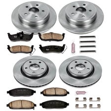 Power Stop KOE2220 Front & Rear Z16 Autospecialty Daily Driver OE Brake Kit for 05-10 Jeep Grand Cherokee WK & Commander XK
