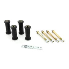 Prothane 1815-BLK Rear Greaseable Shackle Bushings & Hardware Kit for 55-75 Jeep CJ
