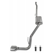 Pypes Performance Exhaust 2.5" Cat Back Exhaust with Street Pro Muffler for 20-22 Jeep Gladiator JT Rubicon with 3.6L