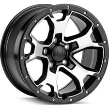 Quadratec Morphic II Wheel 17x8.5 with 5.2in Backspace for 07-26 Jeep Wrangler JL, JK & Gladiator JT