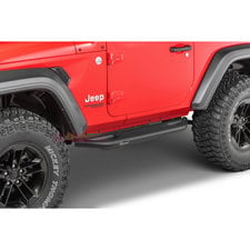 Quadratec QRC Side Armor with Step for 18-23 Jeep Wrangler JL 2-Door