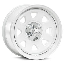 Quadratec CJ Retro Alloy Wheel 17x8.5 with 5.2in Backspace for 07-26 Jeep Wrangler JK, JL and Gladiator JT