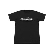 Quadratec Distressed Logo Men's T-Shirt in Fatigue Green in