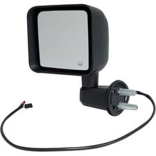 Quadratec Replacement Driver Side Power & Heated Mirror for 15-18 Jeep Wrangler JK