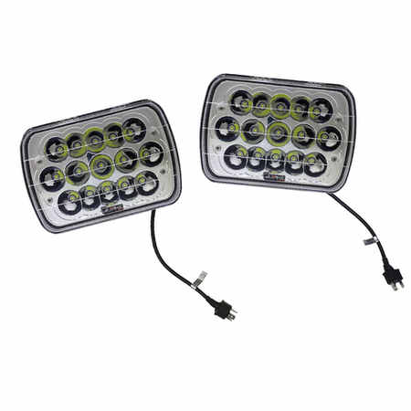 Quake LED QTE462 Tempest Half Halo 5x7" LED Headlight Kit for 84-01