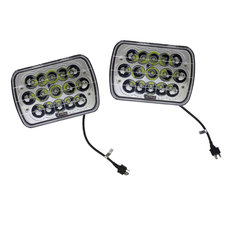 Quake LED QTE459 Tempest Series 45W 5x7" LED Headlight Kit for 84-01 Jeep Wrangler YJ, Cherokee XJ & Comanche MJ