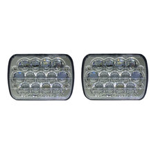 Quake LED QTE463 Tempest Series 39W 5x7" LED Headlight Kit for 84-01 Jeep Wrangler YJ, Cherokee XJ & Comanche MJ
