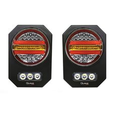 Quake LED QTE1025 Step up LED Tail Lights for 20-21 Jeep Gladiator JT