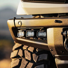Rigid Industries 46730 Mod Bumper Fog Light Mounts for 21-25 Ford Bronco with a Performance Heavy Duty Modular Bumper