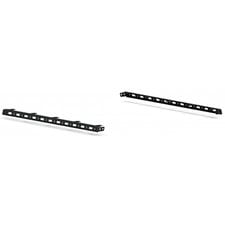 Road Armor 500BRS-TLMK-415 Treck Dual Upper 5 Ft. Bed Accessory Rail & 5-Light Mount Pair for 20-22 Jeep Gladiator JT