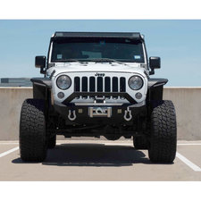 Road Armor Stealth Mid Width Front Winch Bumper for 07-18 Jeep Wrangler JK