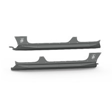 Road Armor 518ARG4B Stealth Body Armor Rocker Panels for 18-20 Jeep Wrangler Unlimited JL 4-Door