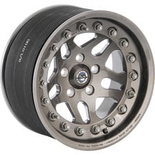 Hutchinson Wheels Rock Monster Wheels in Argent for 07-22 Jeep Wrangler JL, JK & Gladiator JT