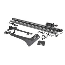 Rough Country 50 Inch LED Light Bar Upper Windshield Kit for 18-23 Jeep Wrangler JL & Gladiator JT