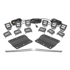 Rough Country Triple LED Fog Light Kit for 21-25 Ford Bronco