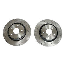 Crown Automotive RT31044 Performance Front Brake Rotor Set for 08-18 Jeep Wrangler JK with Heavy Duty Brakes