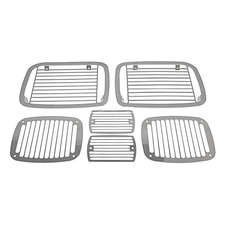 Crown Automotive Billet Light Guard Set for 87-95 Jeep Wrangler YJ
