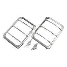 Crown Automotive RT34081 Stainless Steel Tail Light Guard Set for 07-18 Jeep Wrangler JK
