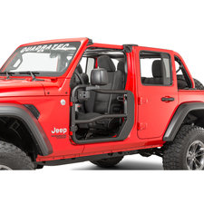 Rugged Ridge Fortis Tube Doors for 18-21 Jeep Wrangler JL & Gladiator JT